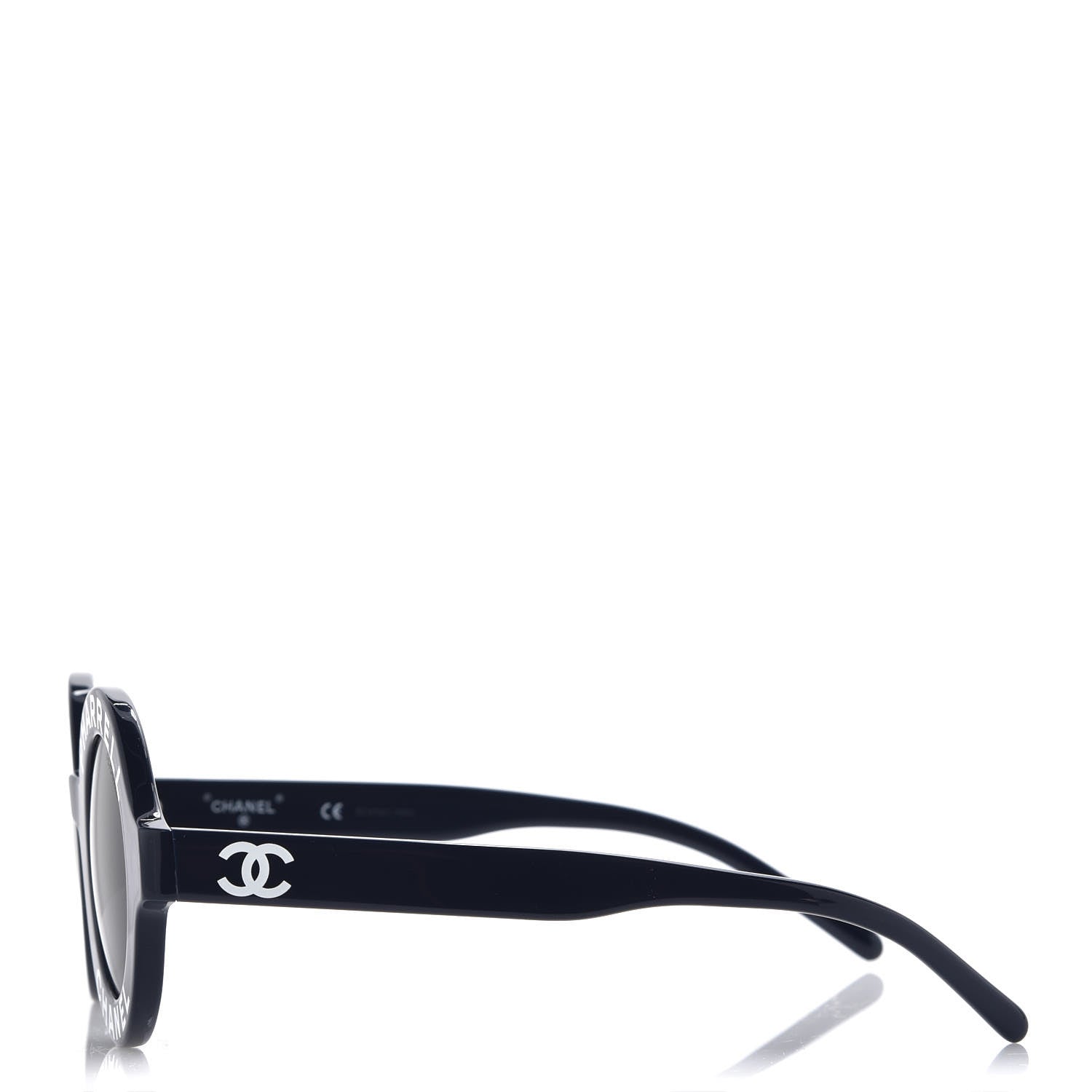 Chanel x Pharrell Williams Round 19mm Sunglasses Indigo Gris 2 of 7