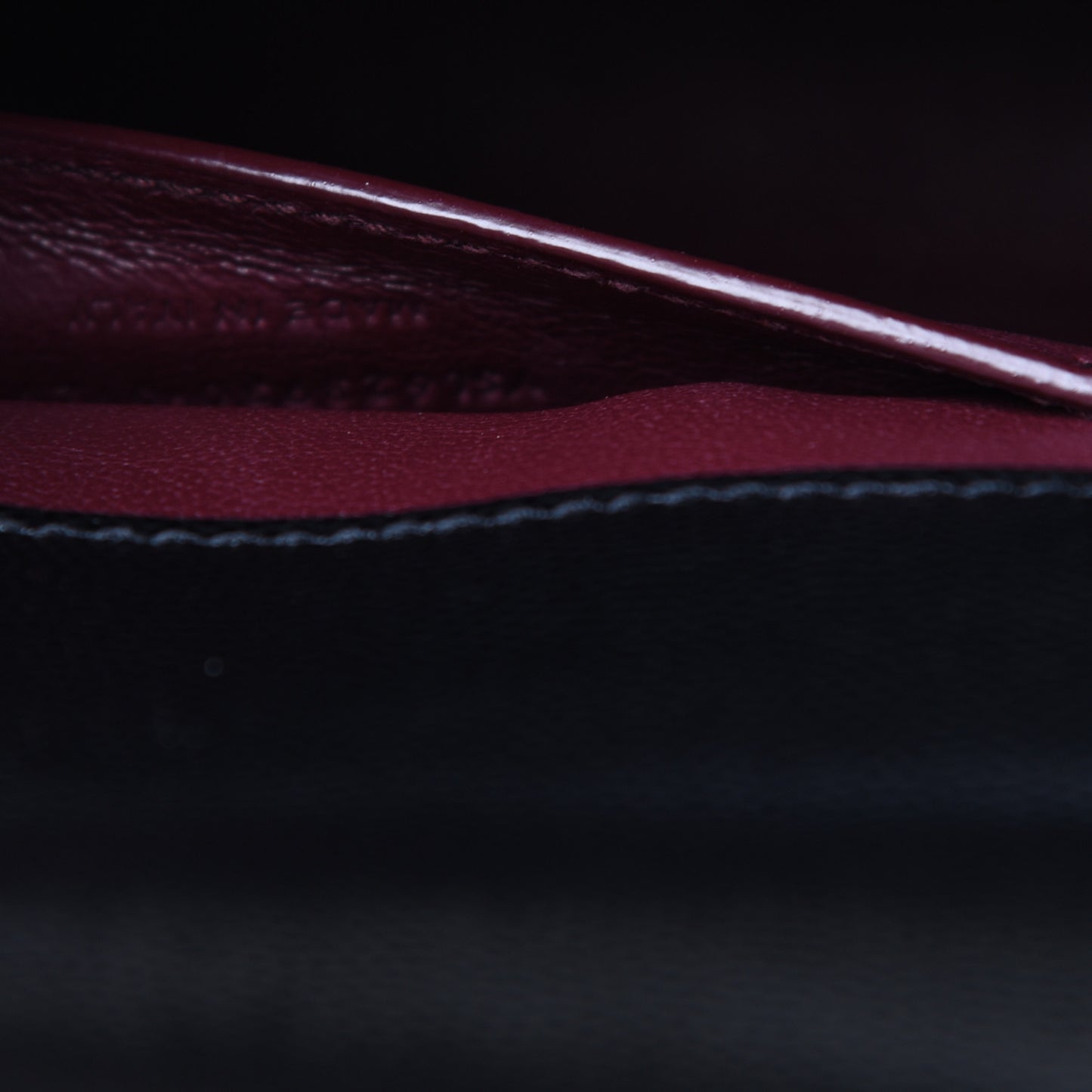 Grain de Poudre Mini Classic Monogram Cassandra Top Handle Black Rouge Legion