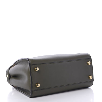 Fendi Vitello Tahiti Burro Medium Peekaboo Iconic Essentially Satchel Asparago Camelia 4 of 11