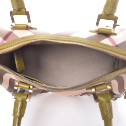 Burberry Supernova Check Mega Stud Chester Bowling Bag 5 of 14