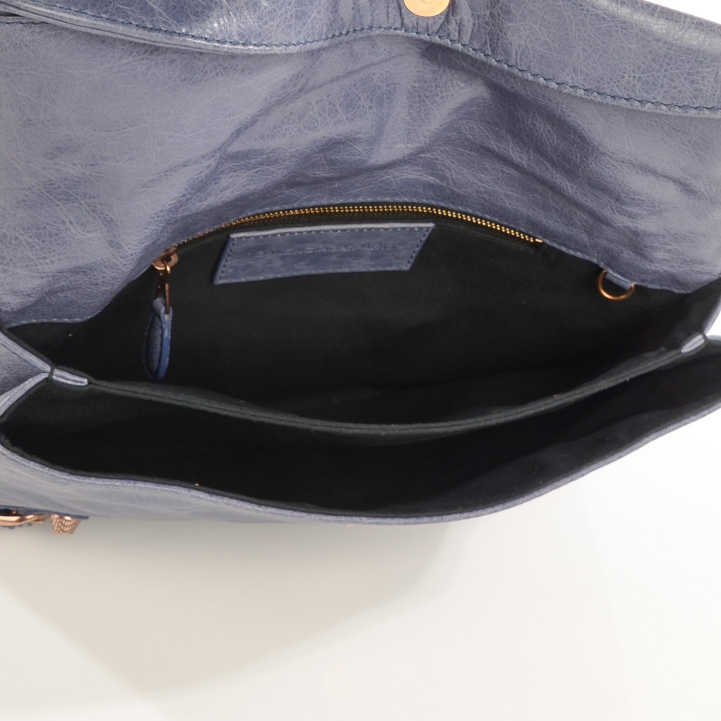 Agneau Giant 12 Rose Gold Hardware Envelope Clutch Jacynthe