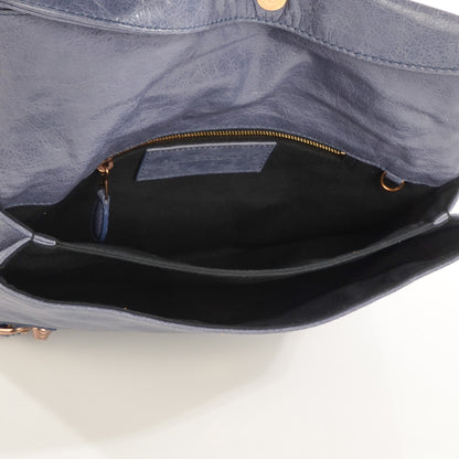 Balenciaga Agneau Giant 12 Rose Gold Hardware Envelope Clutch Jacynthe 5 of 7