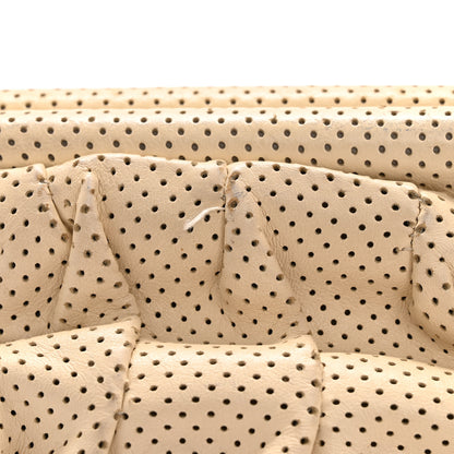 Chanel Lambskin Perforated Clutch Light Beige 24 of 24