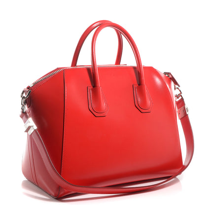Givenchy Shiny Lord Calfskin Medium Antigona Medium Red 6 of 13