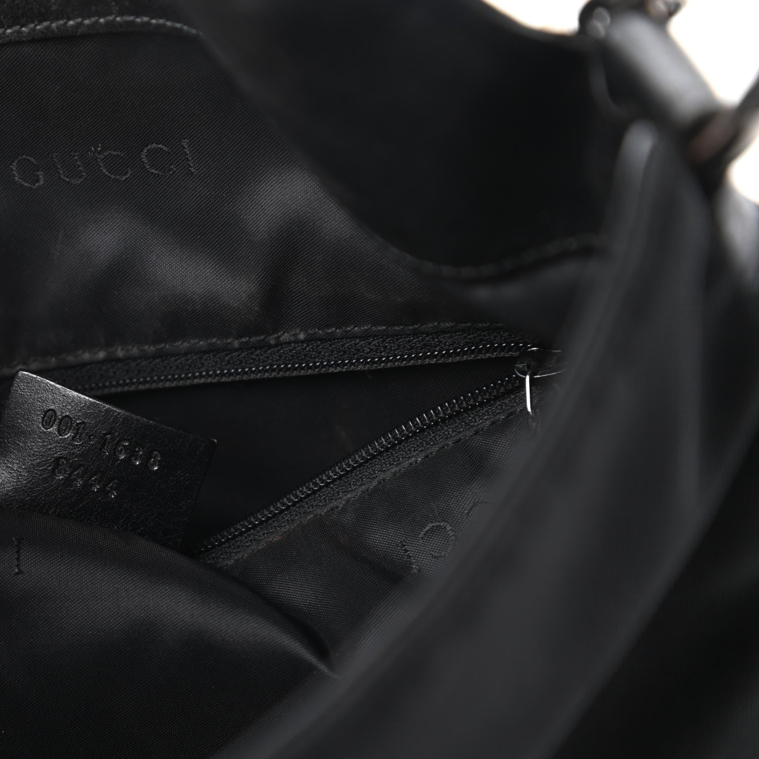 Gucci Nylon Bamboo Top Handle Hobo Black 9 of 10