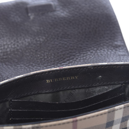 Burberry Haymarket Check Mini Tassel Crossbody Bag Chocolate 8 of 14