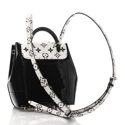 Louis Vuitton Patent Monogram Hot Springs Backpack Black White 2 of 4