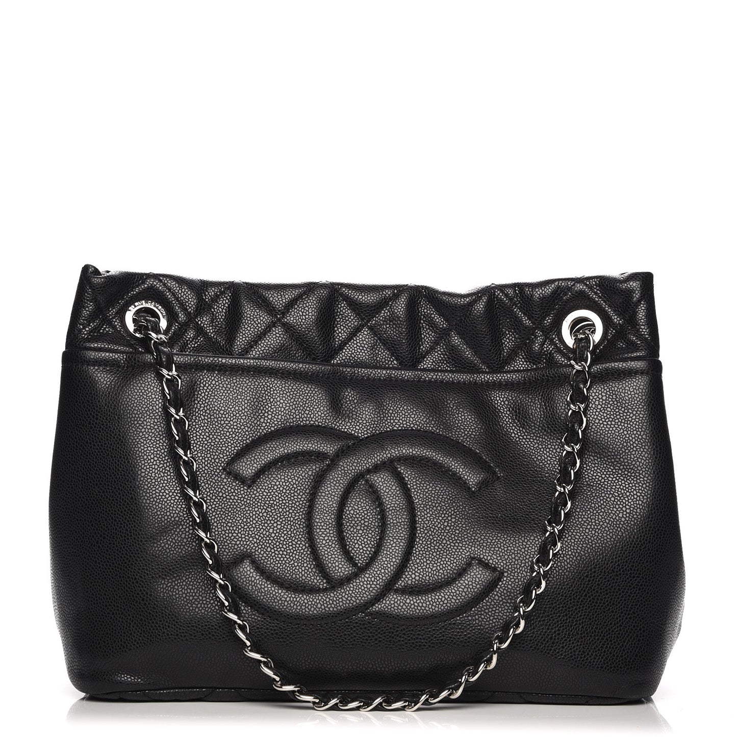 Caviar Timeless CC Soft Tote Black
