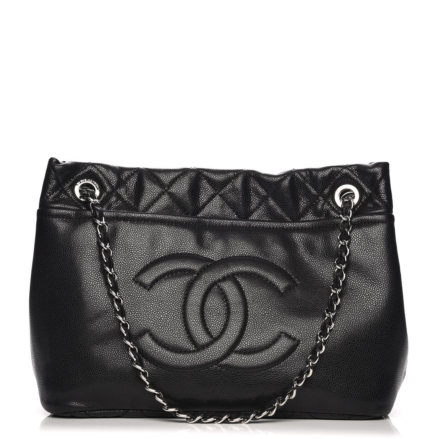 Chanel Caviar Timeless CC Soft Tote Black 1 of 10