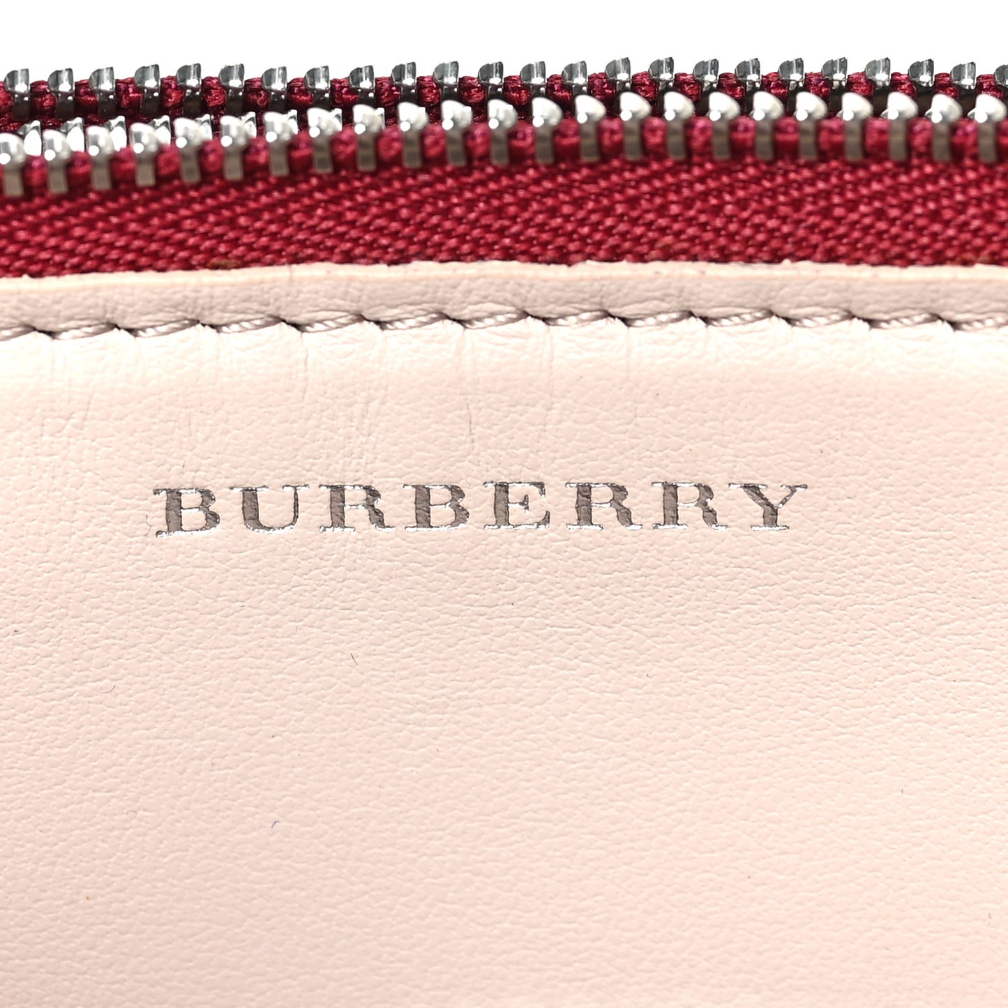 Grainy Goatskin Triple Zip Crossbody Bag Crimson