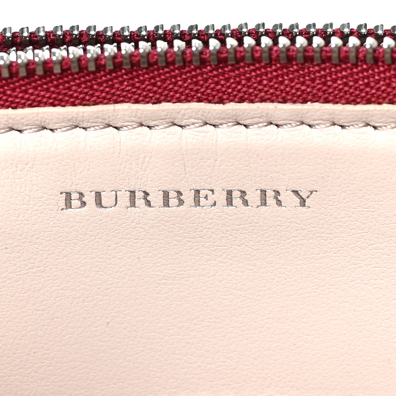 Burberry Grainy Goatskin Triple Zip Crossbody Bag Crimson 6 of 8