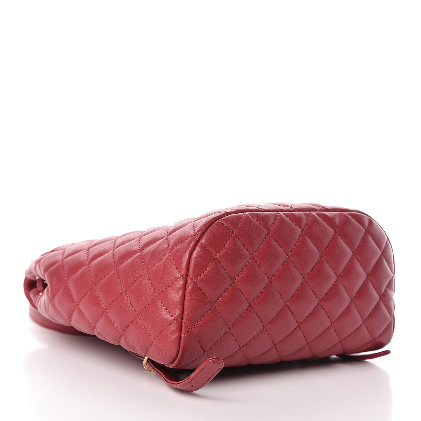 Lambskin Quilted Small Urban Spirit Backpack Red