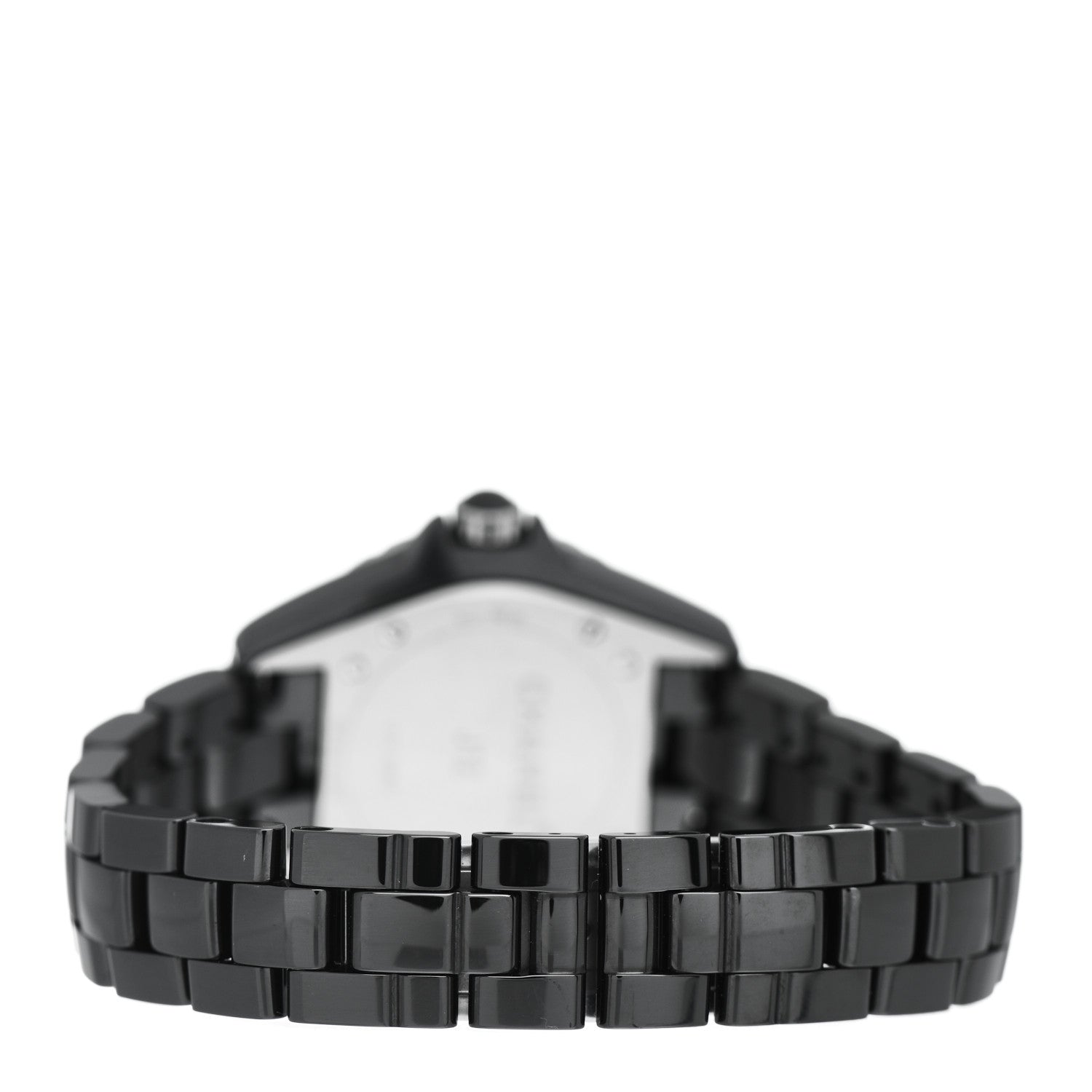 Chanel Stainless Steel Ceramic Diamond Bezel 29mm J12 Quartz Watch Black 3 of 4