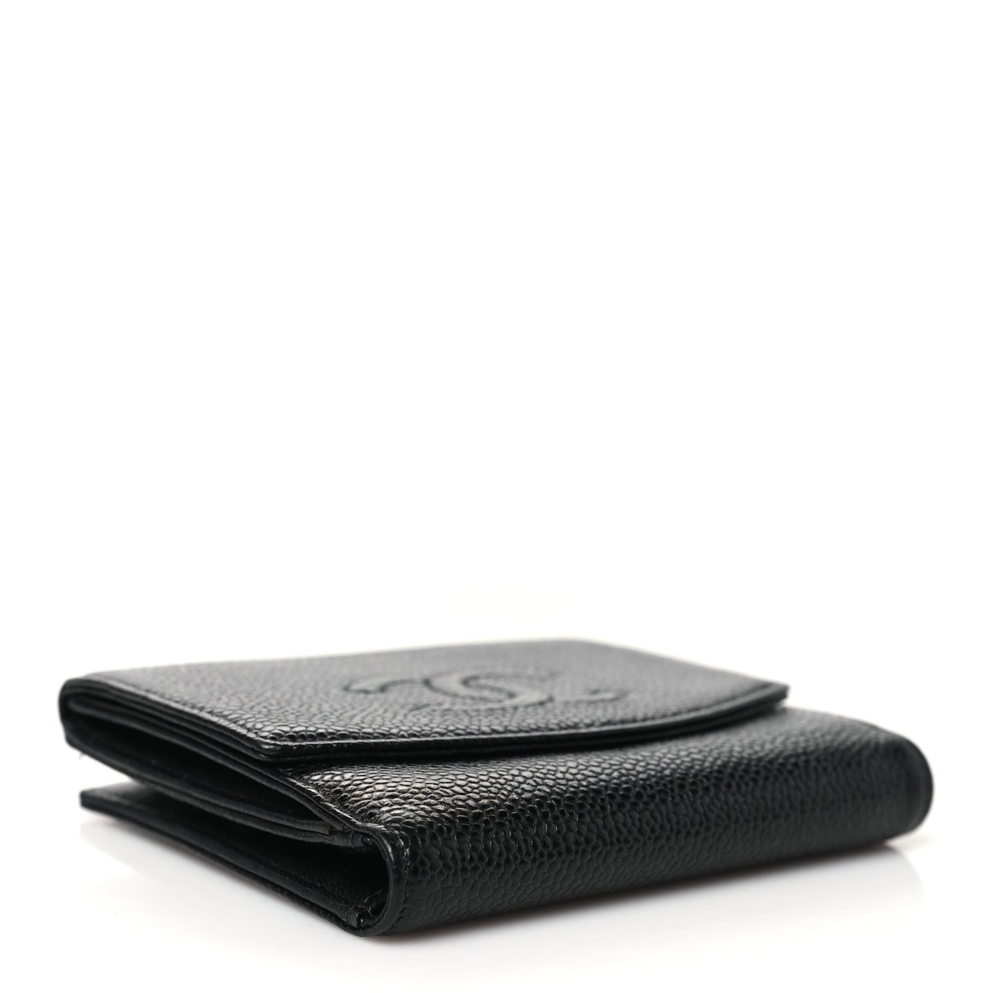 Caviar Timeless CC Flap Wallet Black
