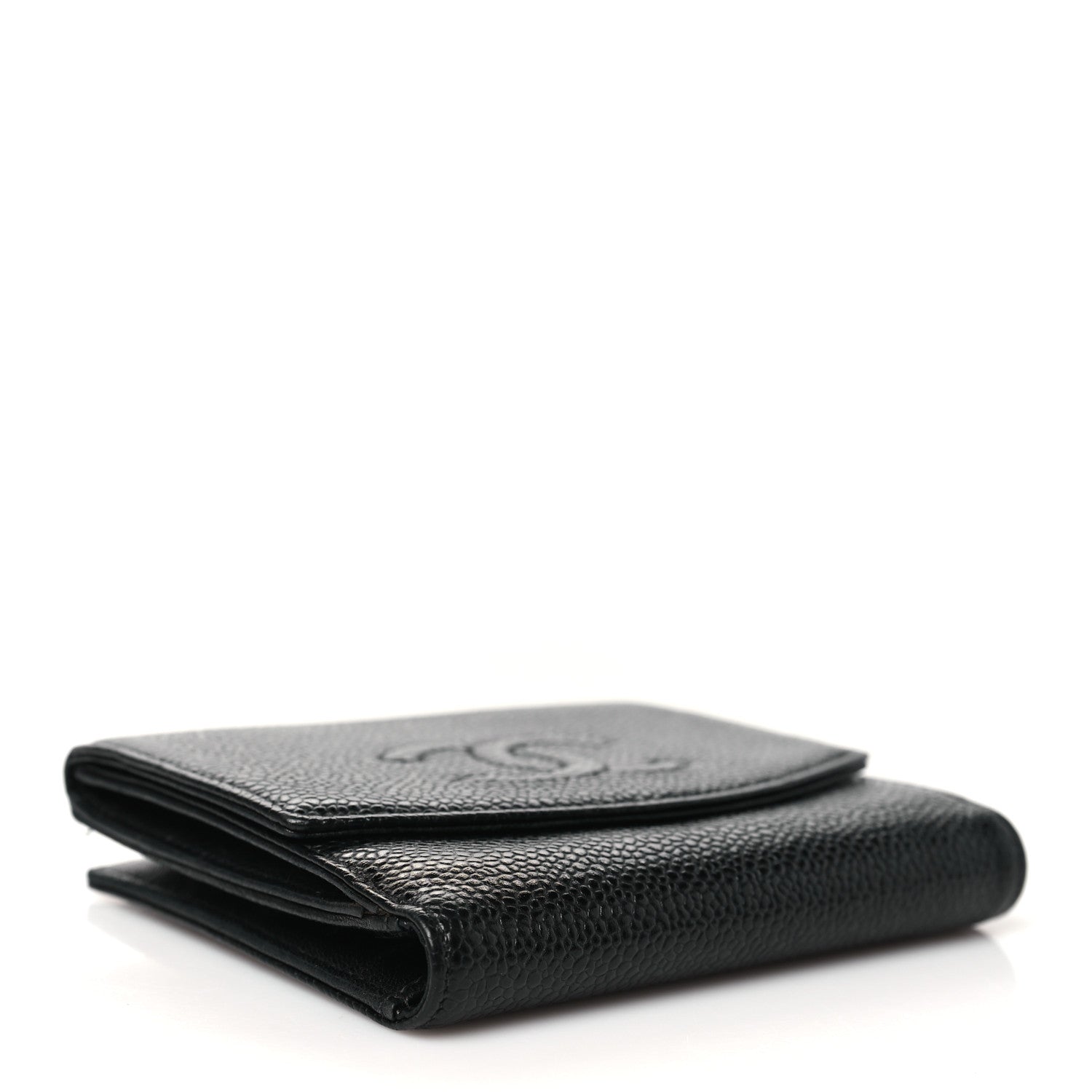 Chanel Caviar Timeless CC Flap Wallet Black 4 of 10