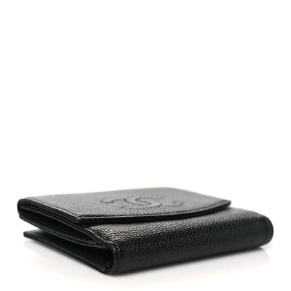Chanel Caviar Timeless CC Flap Wallet Black 4 of 10