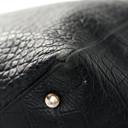 Chanel Calfskin Crocodile Embossed Large Cocodile Shopping Tote Black 11 of 12