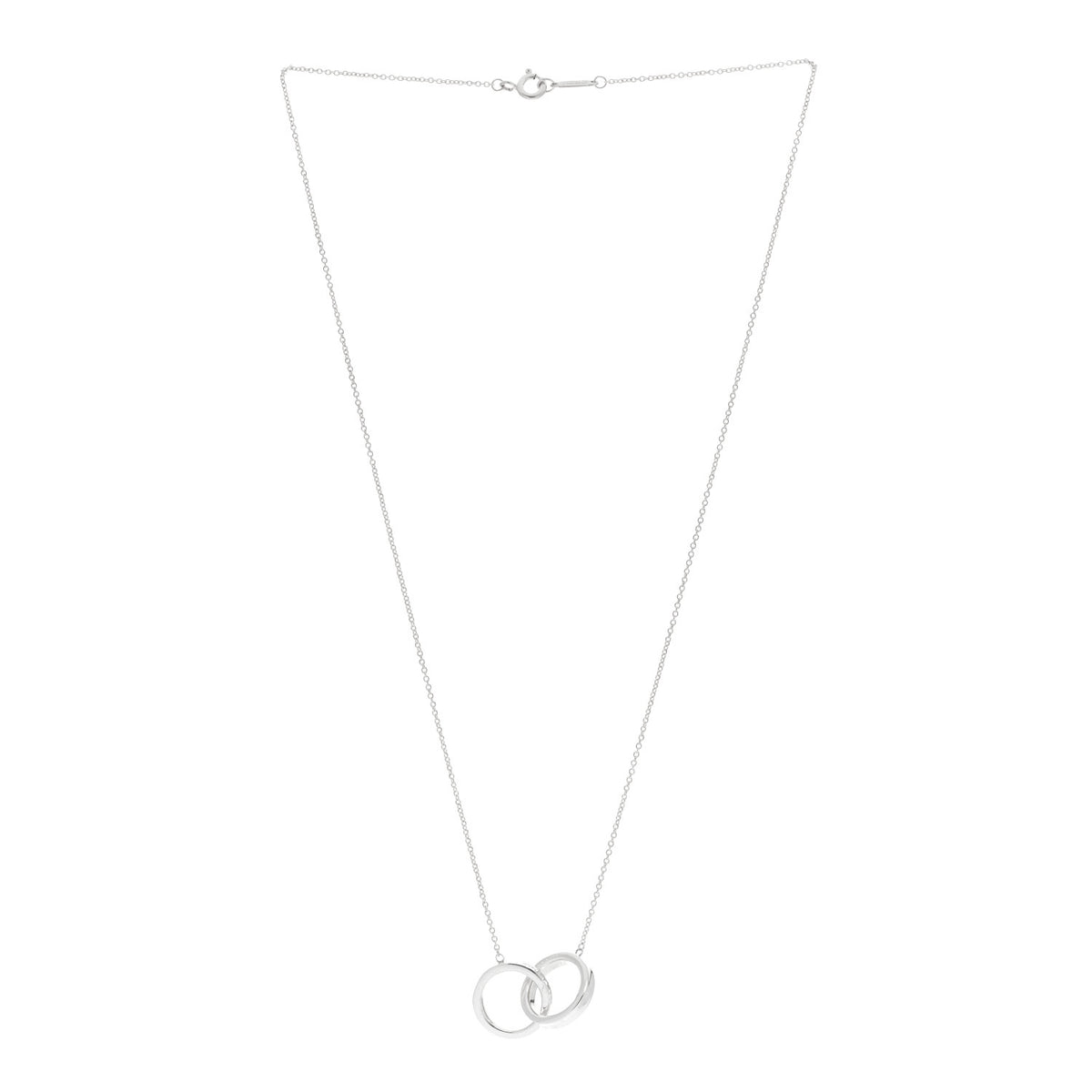 Sterling Silver 1837 Interlocking Circles Pendant Necklace
