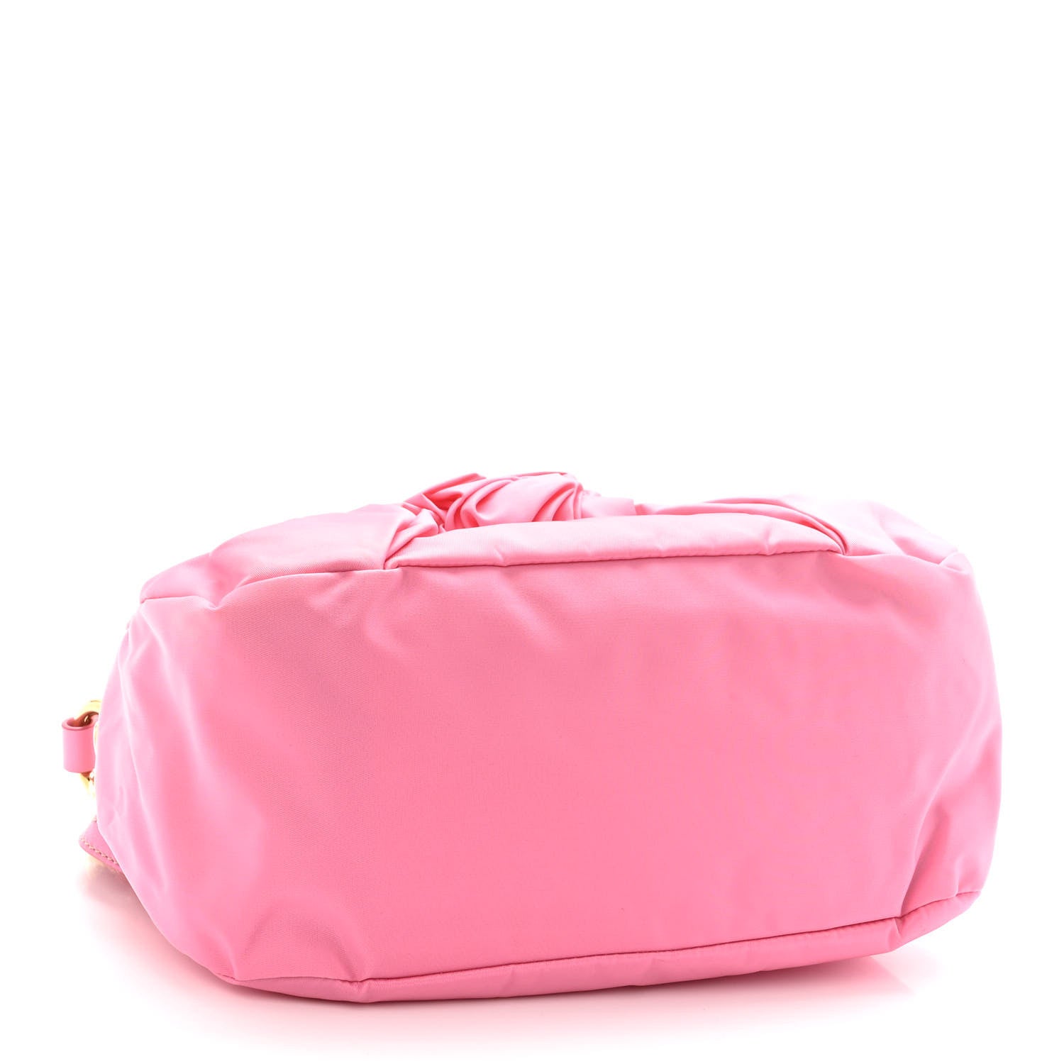 Prada Tessuto Nylon Fiocco Bow Shoulder Bag Begonia 3 of 9