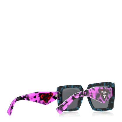 Prada Acetate Symbole Sunglasses SPR 23Y Slate Grey Purple 4 of 8