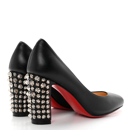 Christian Louboutin Nappa Donna Stud Spikes 85 Pumps 35 Black 4 of 7