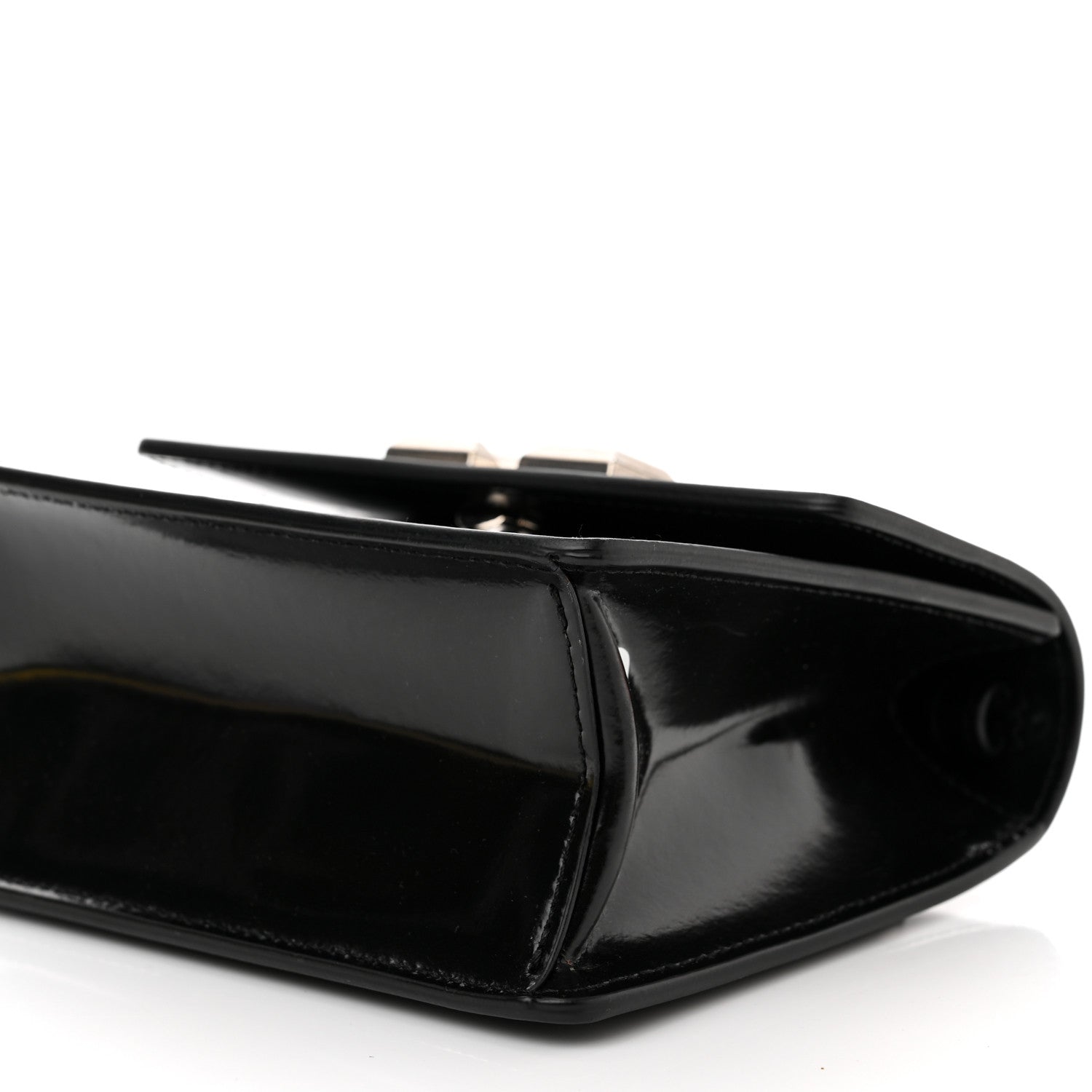 Off-White Calfskin Jitney 0.7 Rent Money Crossbody Bag Black 8 of 8