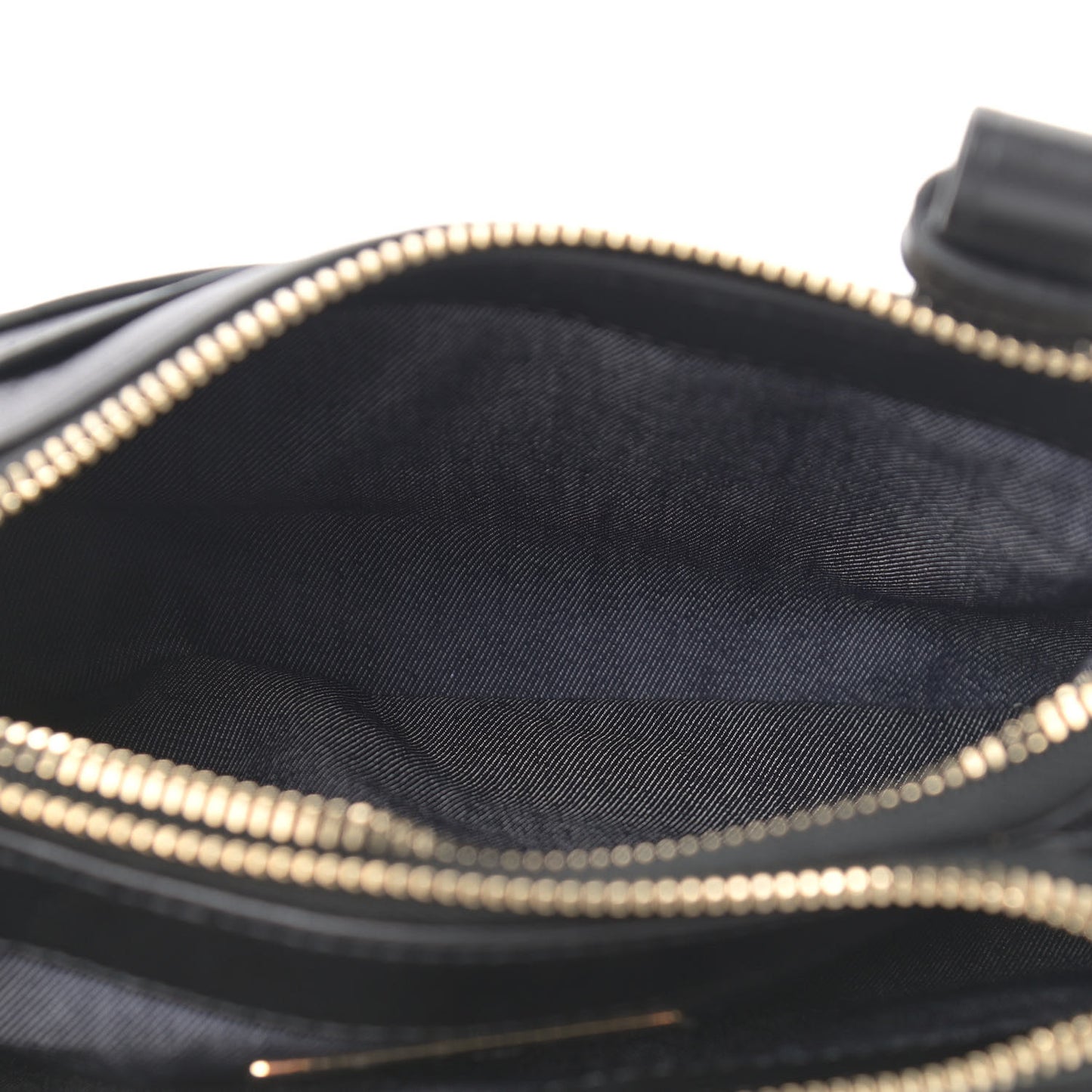 Lambskin CC Mania Waist Belt Bag Black