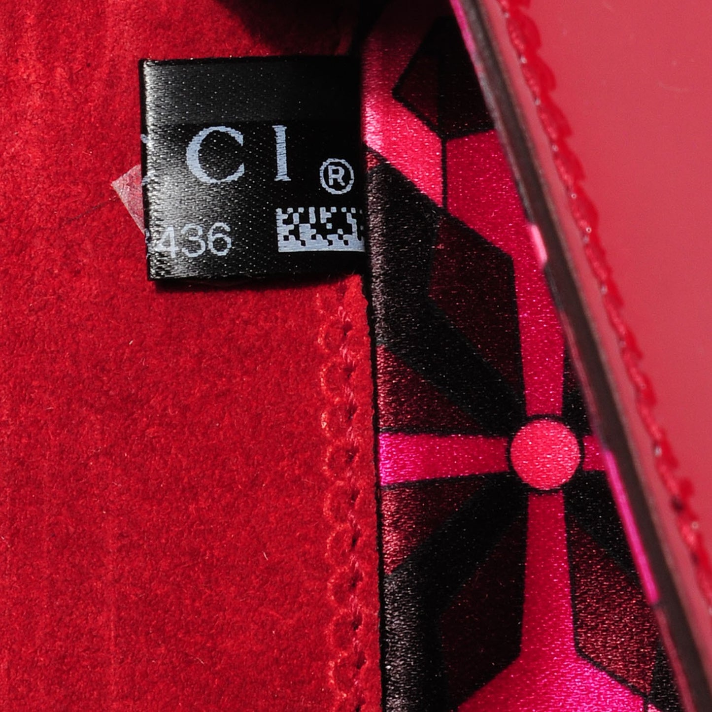 Patent Romy Clutch Red