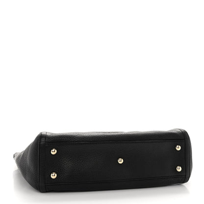 Gucci Pebbled Calfskin Small Soho Top Handle Bag Black 4 of 11