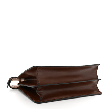 Fendi Vitello King Tamponato Medium Peekaboo I SEE U East West Satchel Cuoio 4 of 12