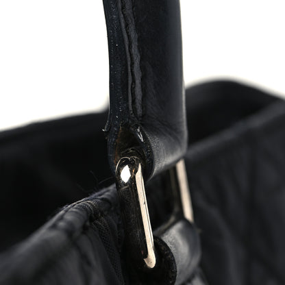 Chanel Nylon Calfskin Paris New York Tote Bag Black 8 of 10