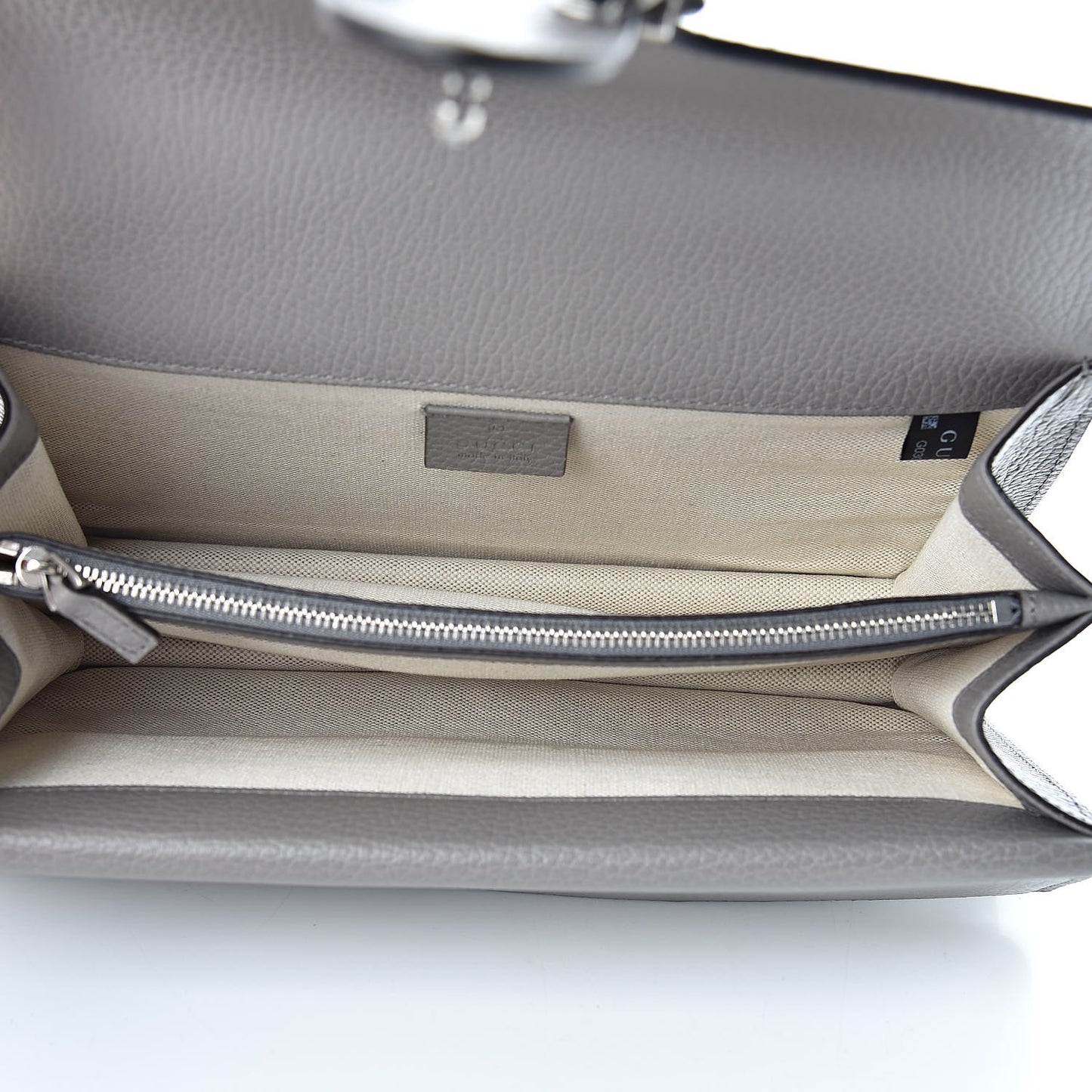Pebbled Calfskin Small Dionysus Shoulder Bag Dusty Grey