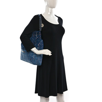 Chanel Denim Sequin Chanel 22 Blue 2 of 10