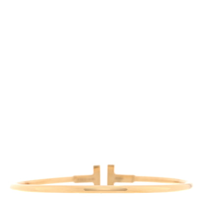 Tiffany 18K Yellow Gold T Wire Bracelet 2 of 4