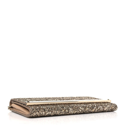 Jimmy Choo Glitter Clutch Gold 4 of 8