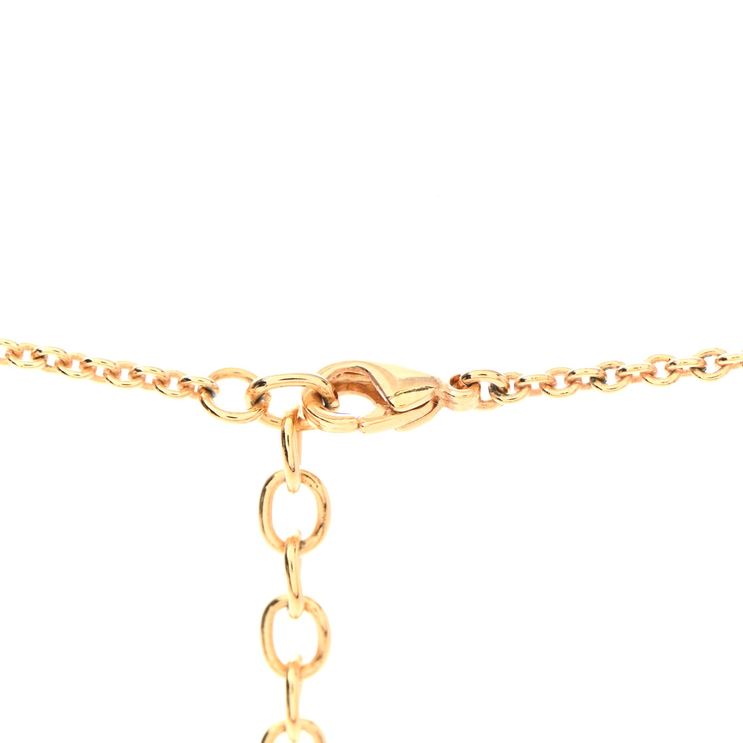 Vuittonite Rat Necklace Gold