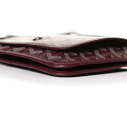 Goyard Goyardine Plumet Wallet Clutch Burgundy 9 of 12