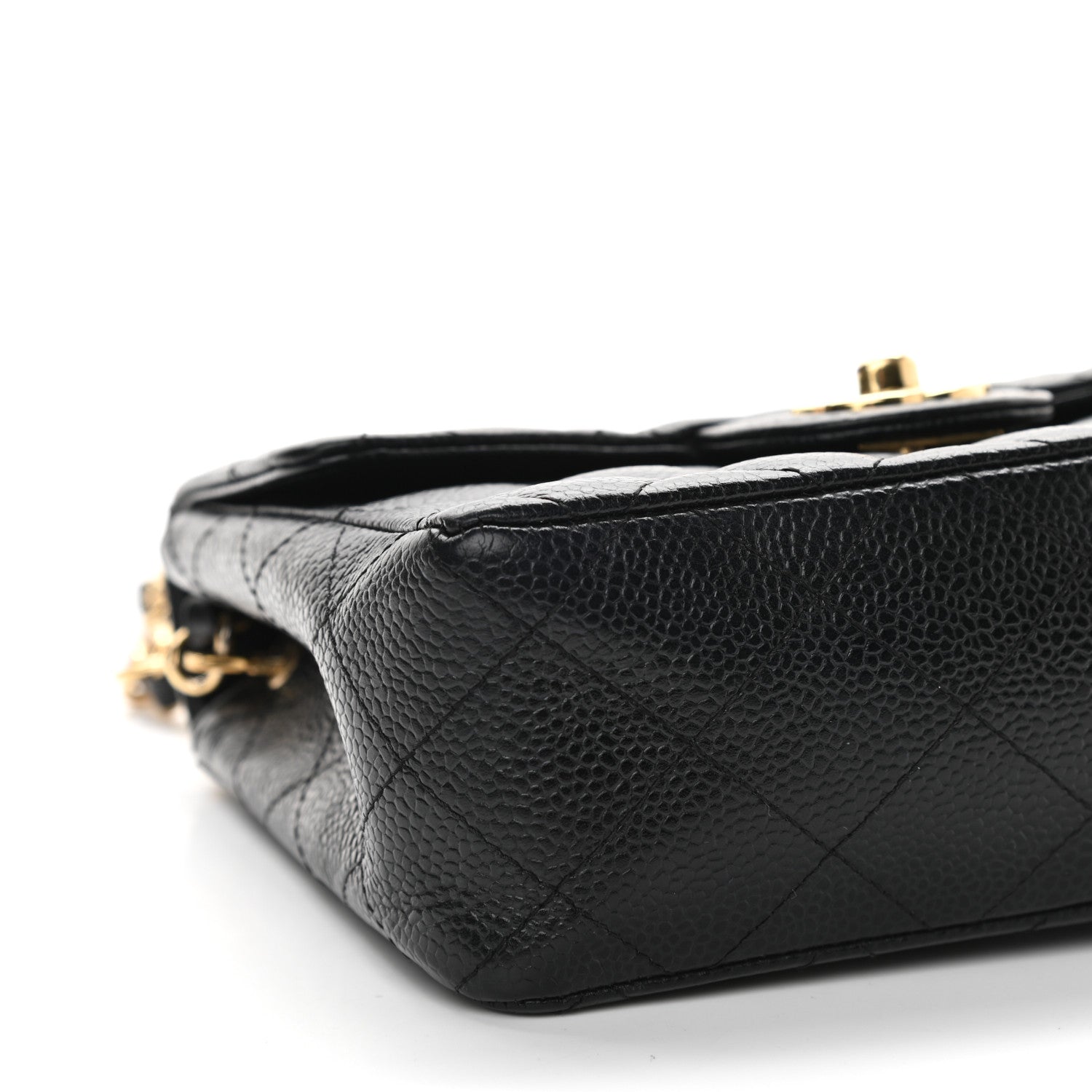 Chanel Caviar Quilted Mini Square Flap Black 8 of 9