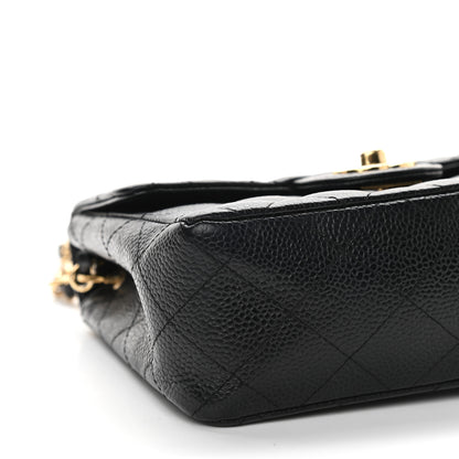 Chanel Caviar Quilted Mini Square Flap Black 8 of 9