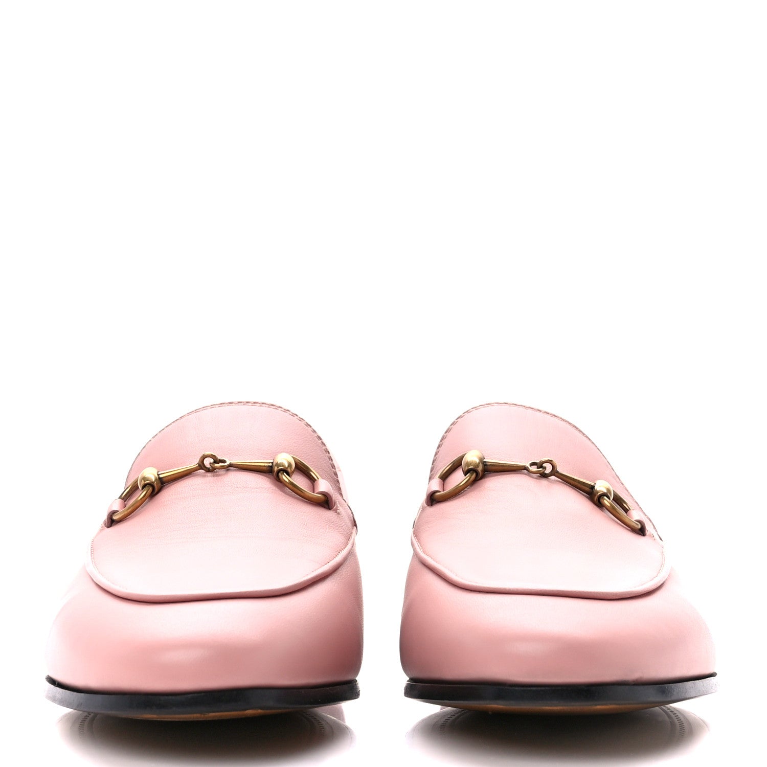 Gucci Lambskin Womens Brixton Horsebit Loafers 40 Perfect Pink 2 of 9