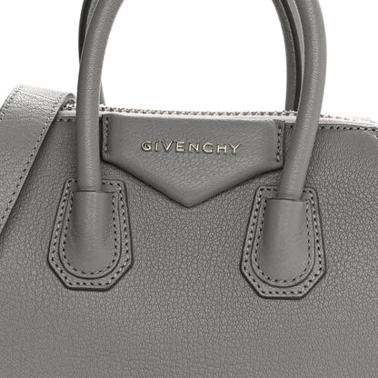 Givenchy Sugar Goatskin Mini Antigona Pearl Grey 8 of 12