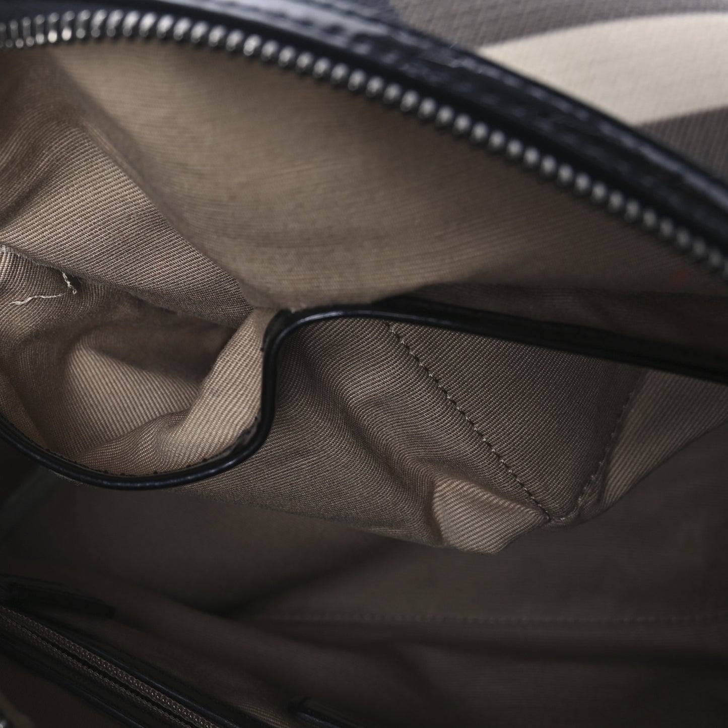 Nova Check Patent Small Chester Bowling Bag Black