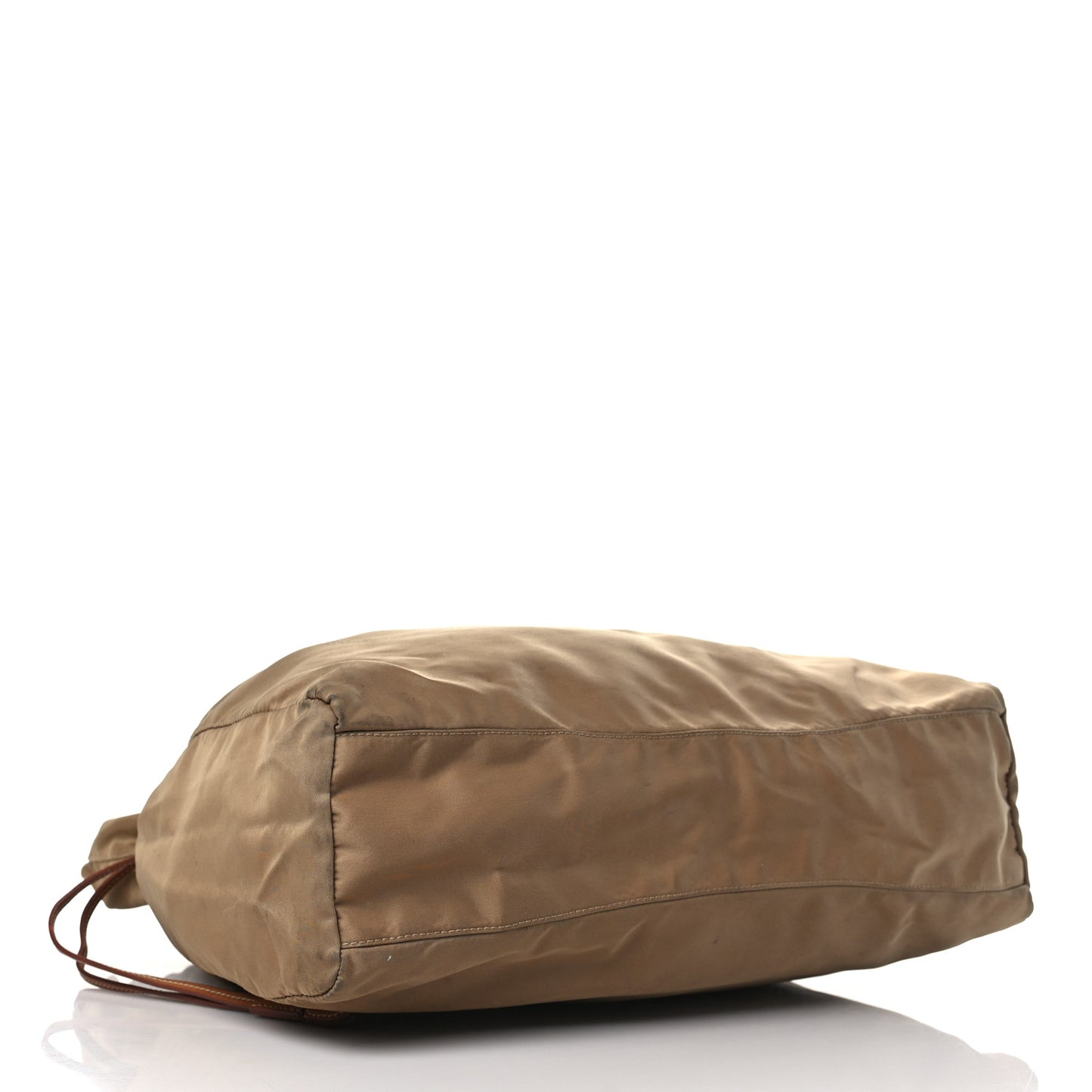 Tessuto Nylon Logo Drawstring Bucket Bag