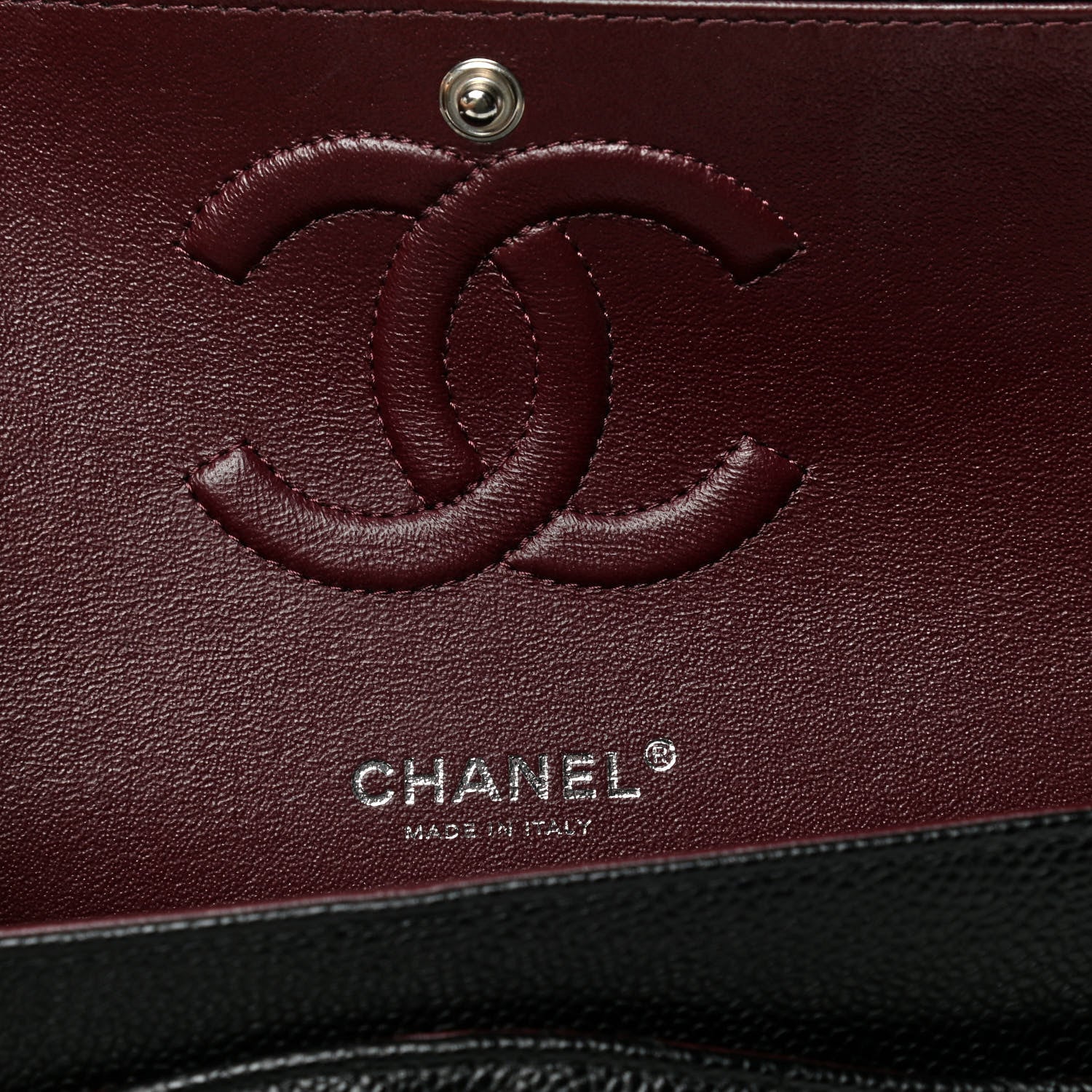 Chanel Caviar Quilted Medium Double Flap Black 6 of 11