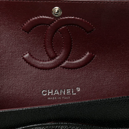 Chanel Caviar Quilted Medium Double Flap Black 6 of 11