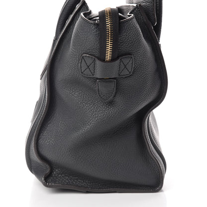 Celine Drummed Calfskin Mini Luggage Anthracite 14 of 18