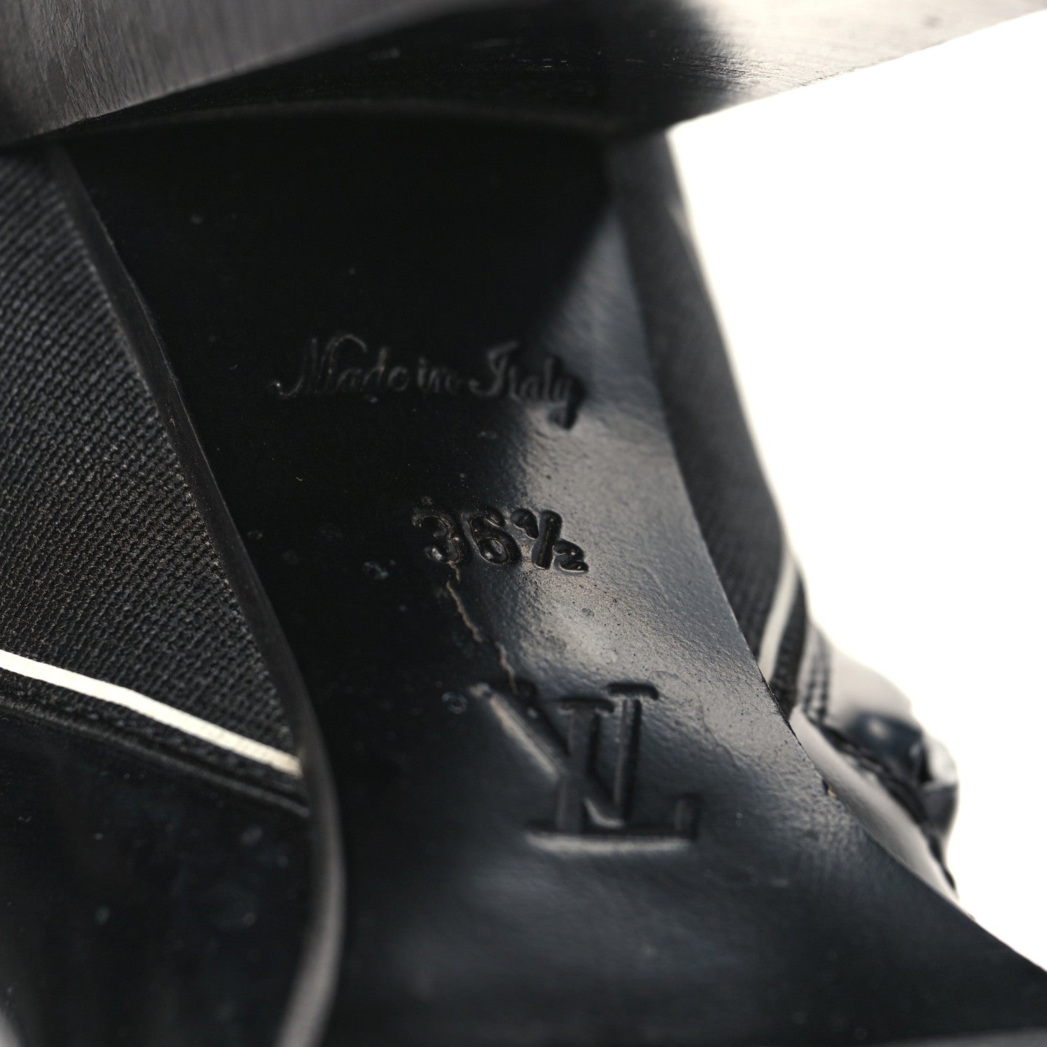 Louis Vuitton Glazed Calfskin Star Trail Ankle Boots 36.5 Black 6 of 10