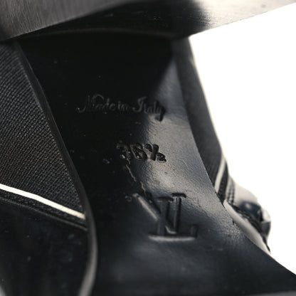Louis Vuitton Glazed Calfskin Star Trail Ankle Boots 36.5 Black 6 of 10