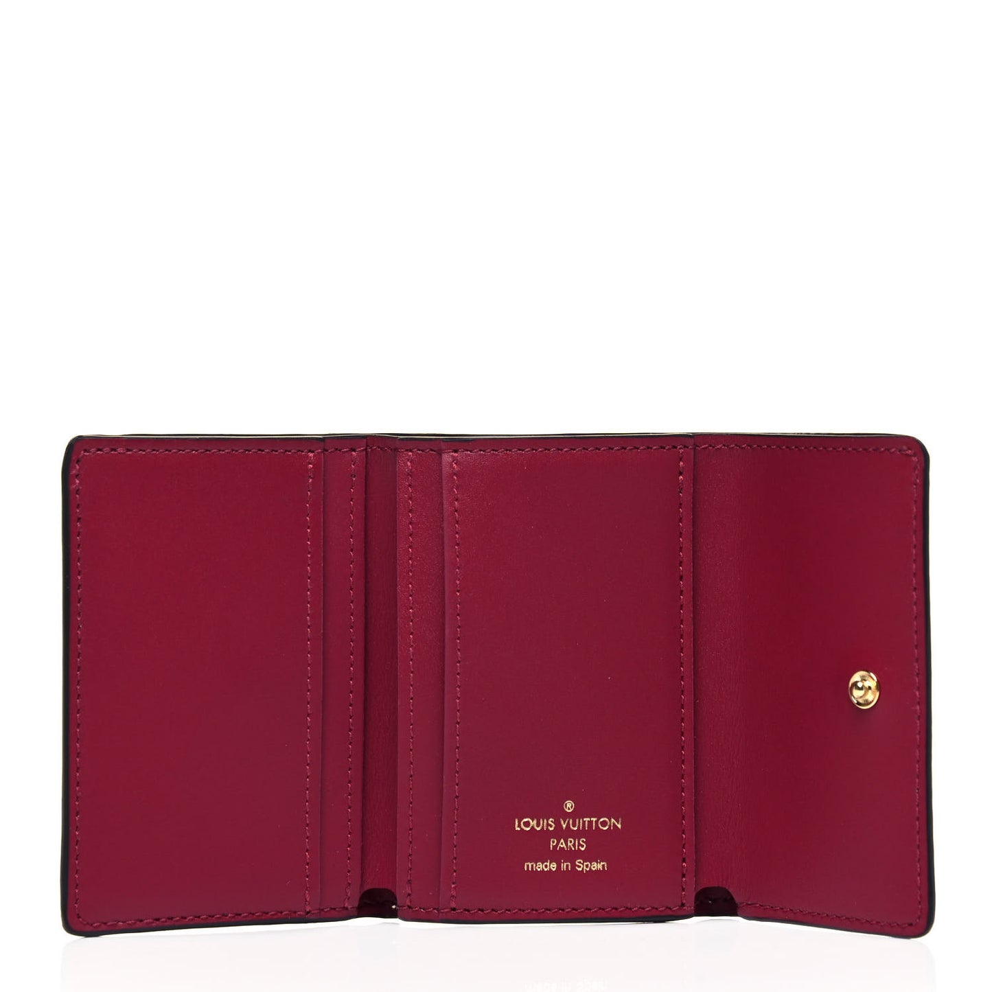 Monogram Micro Wallet Fuchsia