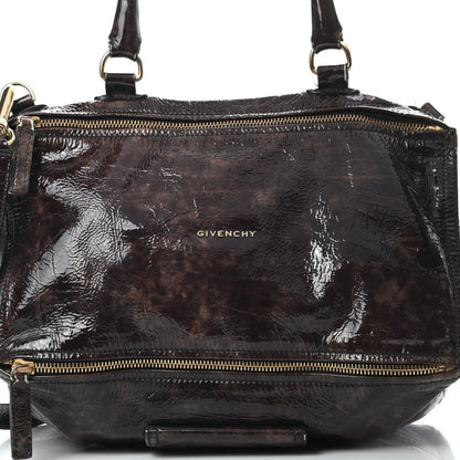 Givenchy Crinkled Patent Medium Pandora Bag Aubergine 8 of 17